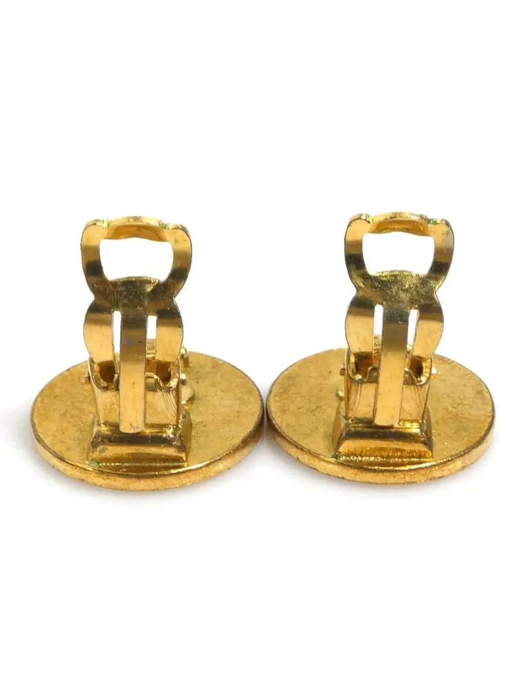 Auth Chanel Vintage Clover Clip On #303102C19B
